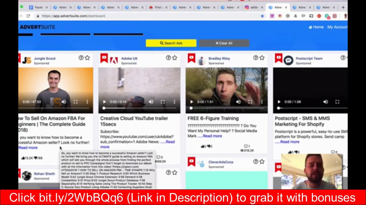 Facebook Ad Examples 2020 Advertsuite Demo YouTube