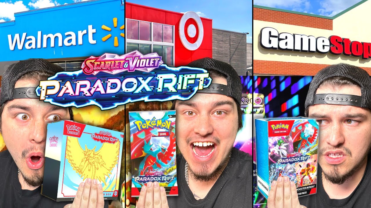paradox rift booster box gamestop Pokemon TCG: Scarlet and Violet: RIFT: Bundle : Toys & Games Grab your Pokemon Scarlet GameStop Surging Sparks Booster Box
