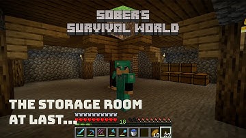 Designing An Underground Storage Room :: Lets Play Minecraft 1.21 :: Sober