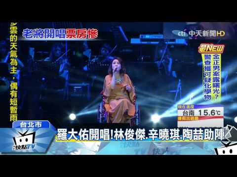 20170226中天新聞　羅大佑開唱！林俊傑、辛曉琪、陶喆助陣