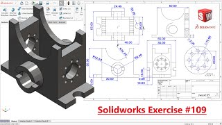 Solidworks Tutorial for beginners Exercise 109