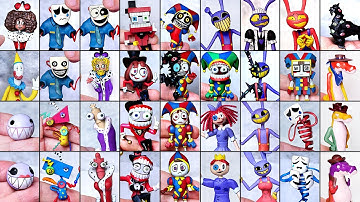 Making THE AMAZING DIGITAL CIRCUS All Sculptures Compilation