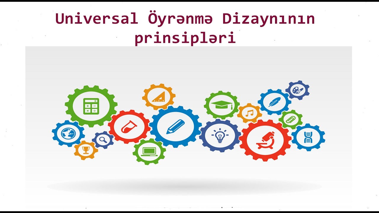 Universal Öyrənmə Dizaynının prinsipləri