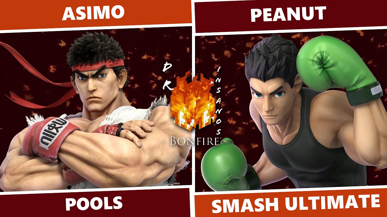 Dr. Insano's Bonfire 3: Pools - Asimo (Ryu) Vs. Peanut (Little Mac) SSBU