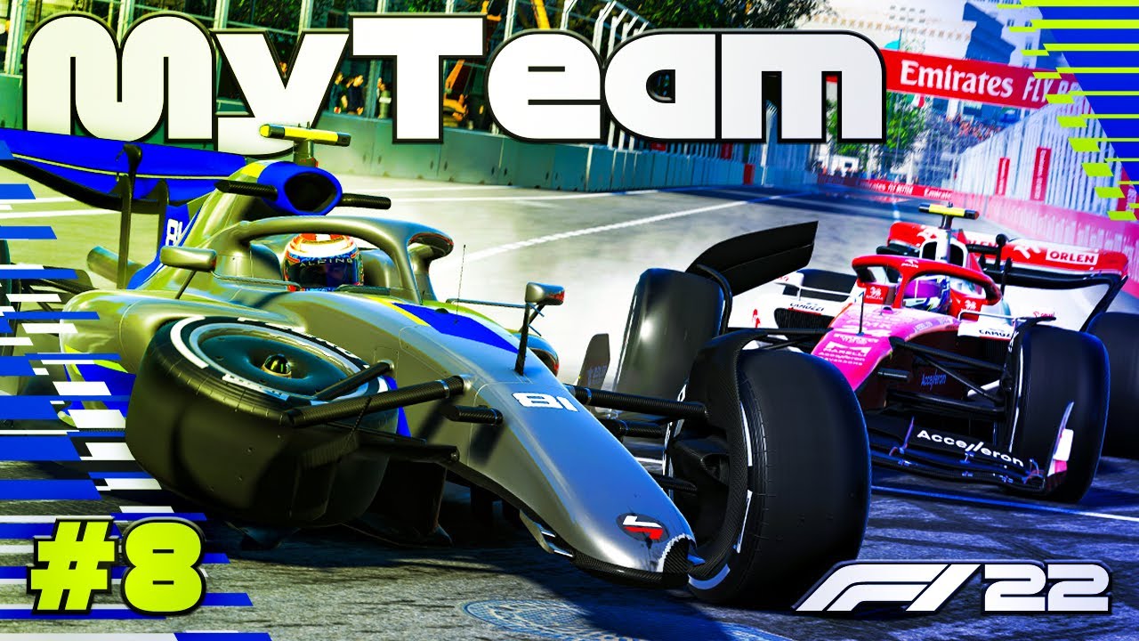 CHAOS IN BAKU: MULTIPLE SAFETY CARS AND A TEAMMATE'S SACRIFICE | F1 22 MY TEAM CAREER | EP 8