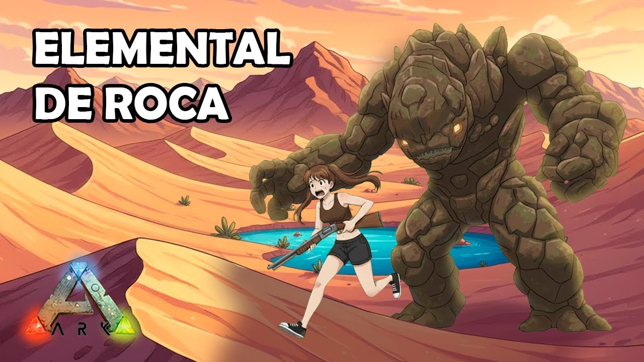 Una aventura en ARK Elemental de roca - YouTube