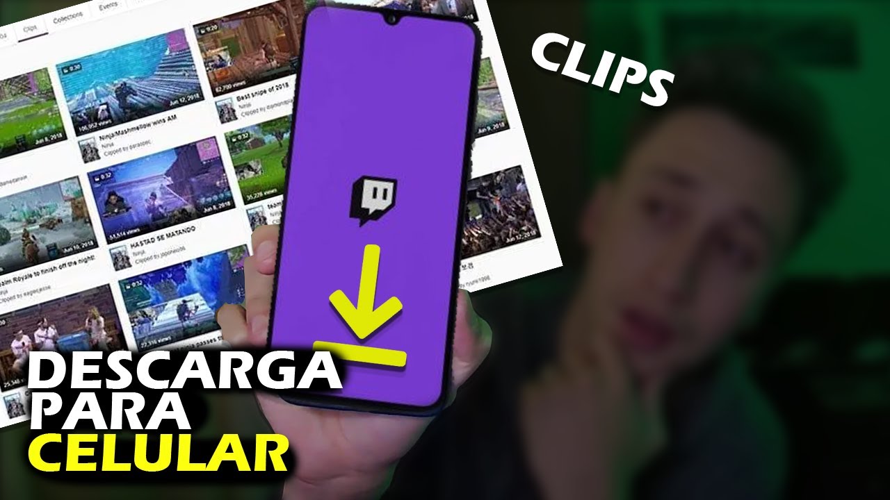 COMO DESCARGAR CLIPS DE TWITCH DESDE EL CELULAR TUTORIAL YouTube