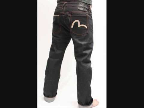 black evisu jeans