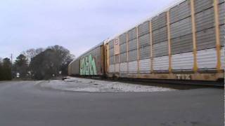 CSX southbound auto/intermodal train Q133 at Elizabeth in Marietta,GA