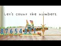 Let's count the numbers. 【 Track | train | table | fun | cartoon | color | education | Japanese】