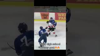 Best high school hockey goal🥶 (credit: @ehclothing)
