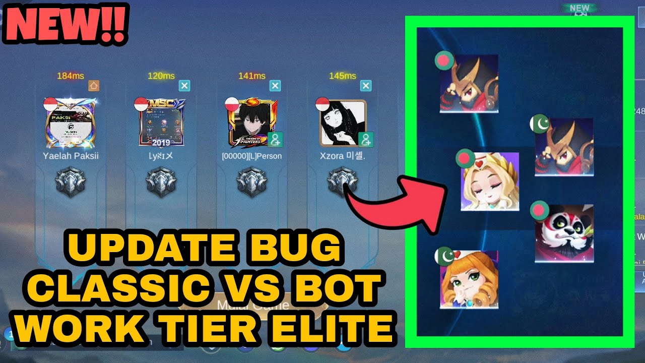 UPDATE BUG CLASSIC VS BOT WORK TIER ELITE RULES NGEBOT TERBARU ANTI update-bug-classic-vs-bot-work-tier-elite-rules-ngebot-terbaru-anti