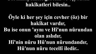 Münâcât : Ey Arkasına Bakan, Hatânı Görmektesin