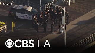 Santa Monica Pier temporarily evacuated for non-credible bomb threat, police say