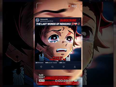 The Painful Death of Rengoku 💯🥀🥺|| #viralshort #anime #subscribe .