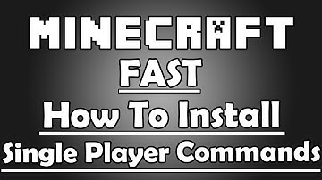Minecraft Tutorial 1.5.2 How to install Single Player Commands in under 4 minutes! 1.5.2