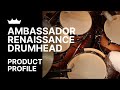 Remo: Ambassador Renaissance Drumhead