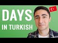Days of the week in Turkish | Basic Turkish