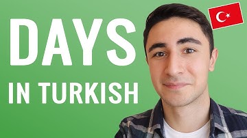 Days of the week in Turkish | Basic Turkish