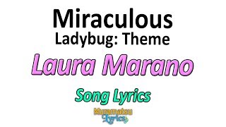 Video thumbnail of "Laura Marano - Miraculous Ladybug Theme Song - Letra / Lyrics"