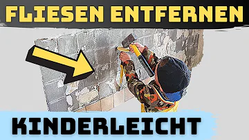 Wie bekommt man am besten Fliesen von der Wand?