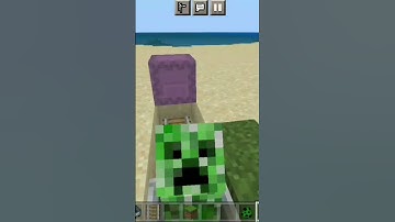 Creeper under shulker box in Minecraft😱||#shorts #minecraft #shortvideo