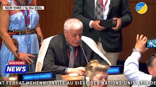 Ferhat MEHENNI invité à une conférence sur l'autodétermination au siège des Nations-unies à New-York