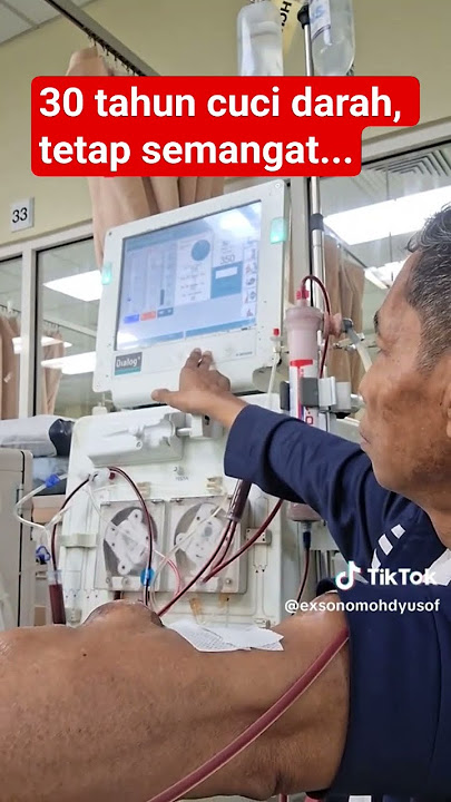 Gagal ginjal kronis GGK, cuci darah, hemodialisa, HD, sakit buah pinggang
