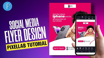 How To Design A Social Media Flyer | Pixellab Tutorial