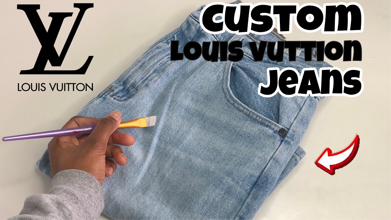 Louis Vuitton, Jeans, Custom Designer Jeans