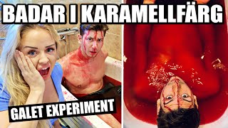 BADAR I KARAMELLFÄRG *GALET EXPERIMENT*