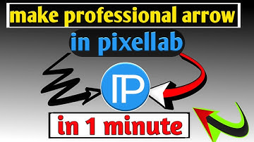 how to make professional Arrow in pixel lab |  Hindi | professional arrow kasan banaye | pixellab