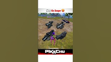 New 5x Scope 🤩 #shorts #shortvideo #bgmi #shortsfeed #pubg