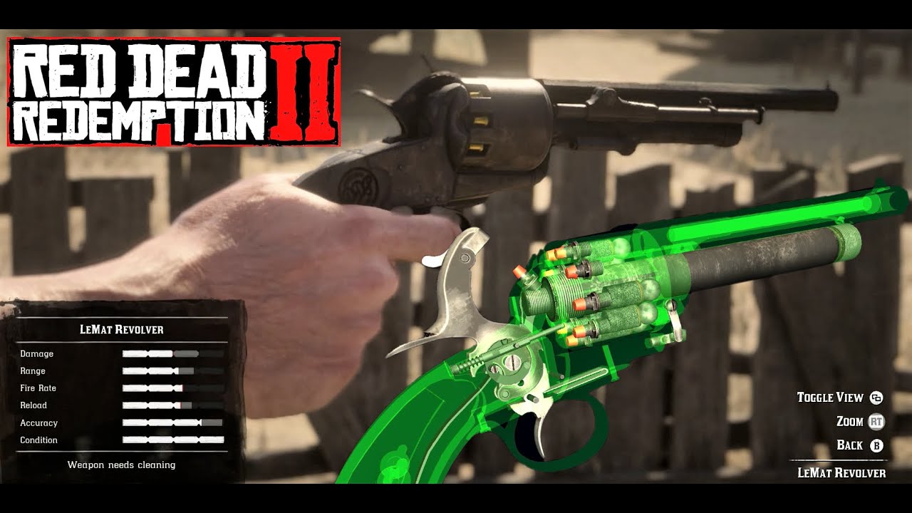 How The LeMat Revolver From RDR2 Works World Of Guns LeMat Function and Field Strip YouTube