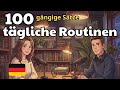 100 Daily Routine Sentences in German | German Conversation Practice