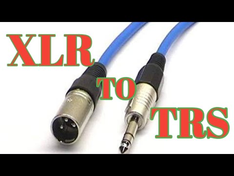 Connection XLR jack to Jack pin & Male XLR to Female XLR