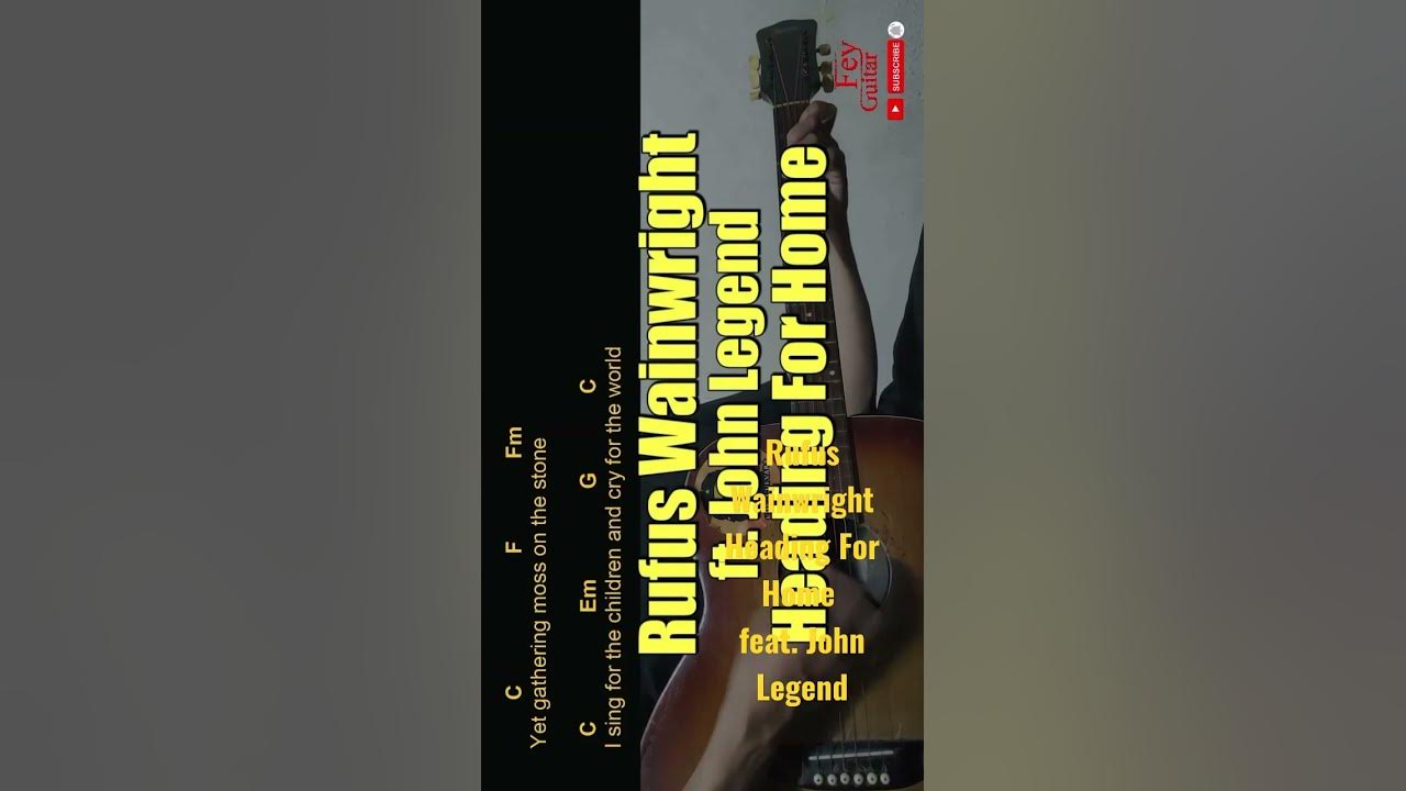 Rufus Wainwright - Heading For Home feat. John Legend Guitar Chords cover #shorts