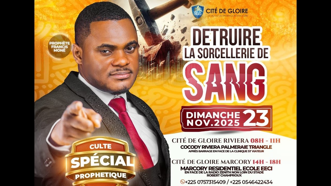 🔥Cité de Gloire Bienvenue à notre Culte Spécial avec Prophète Francis Moné