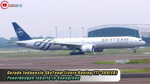 Ini Dia Si Paling Favorit | Garuda Indonesia SkyTeam Livery Boeing 777-300(ER)