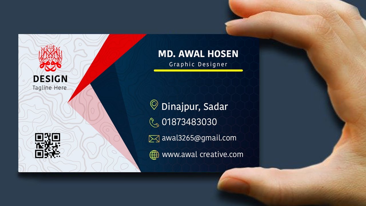 How To Create A Professional Visiting Card Design In Photoshop 