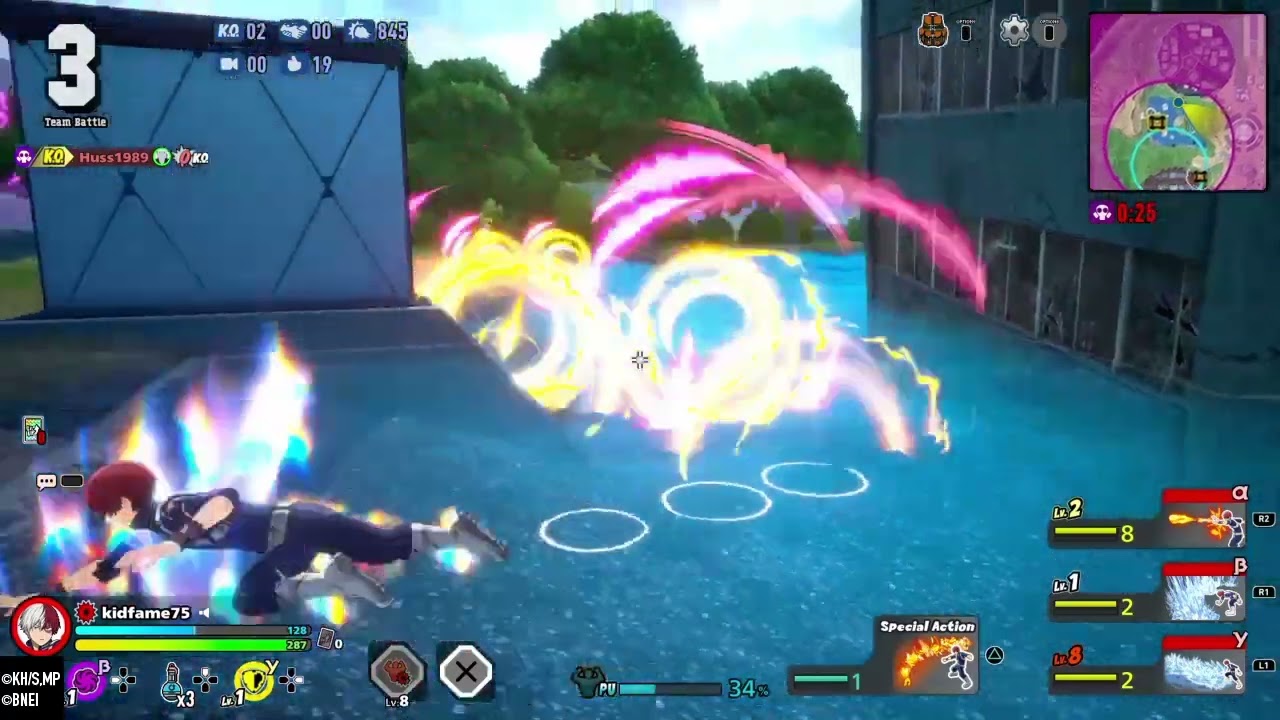 Worst character ability-EP7(Strike:Shoto todoroki gameplay)(my hero ultra rumble)