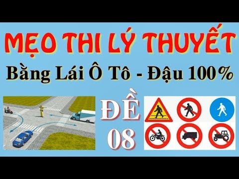 Video Mẹo Thi Lý Thuyết Bằng Lái Xe Ô Tô Hạng B2 & C Đậu... - youtube