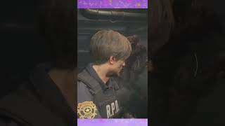 Leon is in good hands 😂 #residentevil2 #residentevil2remake #residentevilplaythrough