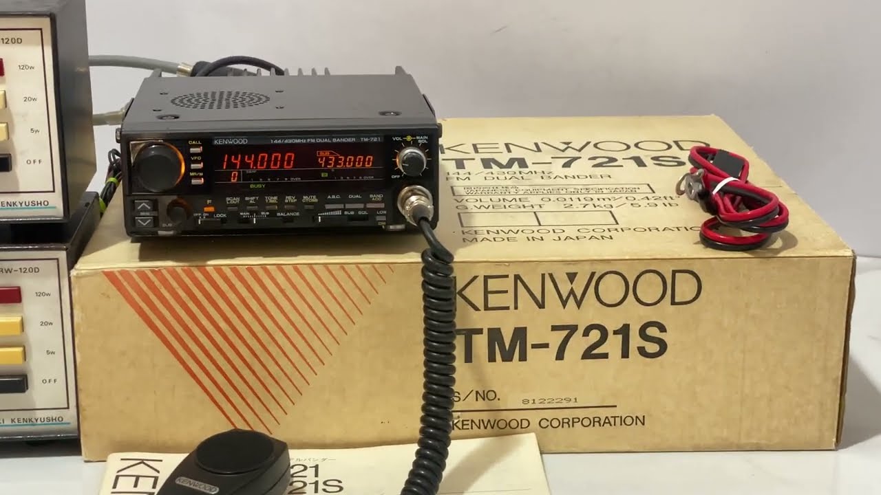 KENWOOD TM-721G 144/430MHz セット ケンウッドTM-721G 144／430MHz セット！ KENWOOD TM-721G