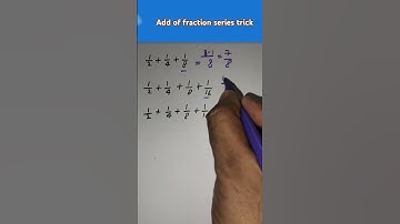 Add of fraction series trick #maths