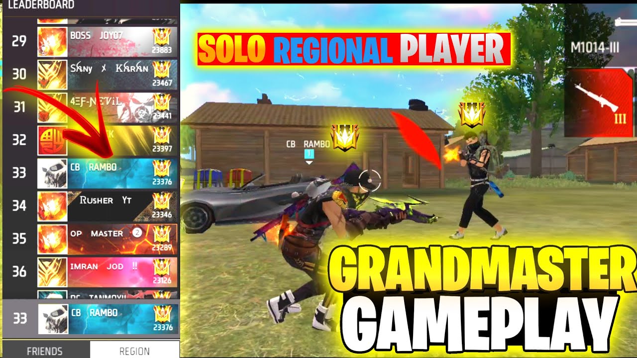 Cb Rambo PUSHING GRANDMASTER TOP 1 IN SOLO | SOLO GRANDMASTER GAMEPLAY | SOLO ...
