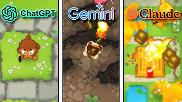 ChatGPT vs Gemini vs Claude Make Bloons TD From Scratch