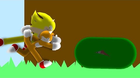 Sonic vs knuckles (stick nodes)