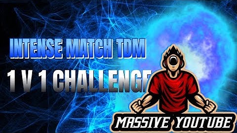 MASSIVE YOUTUBE - 1 V 1 CHALLENGE 😃 | INTENSE MATCH | WAIT FOR THE END 🫣
