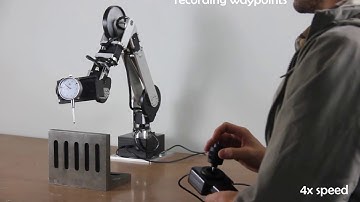 Measuring Repeatability of Robotic Arm with Dial Indicator